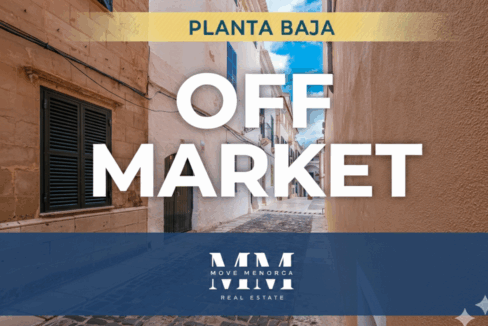 Groundfloor for sale in Mahon,Menorca