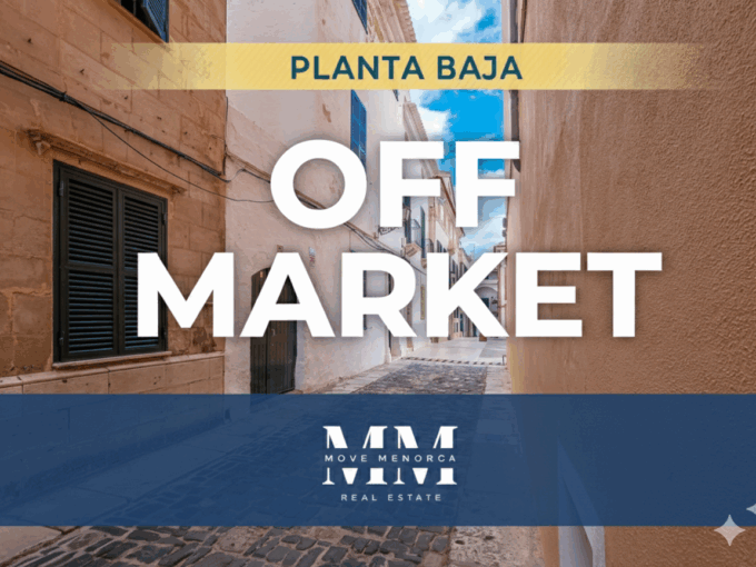 Planta baja en venta Mahon,Menorca